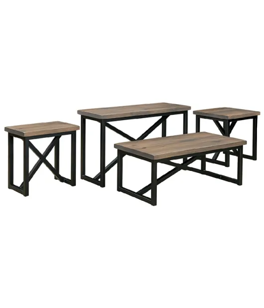 Boat Wood Occasional Table Set