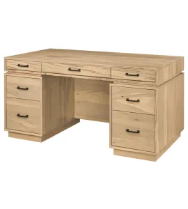 Bordeaux Double Pedestal Desk
