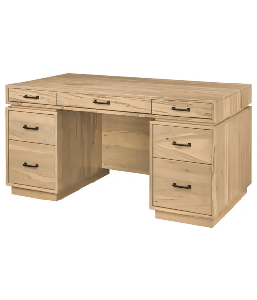 Bordeaux Double Pedestal Desk