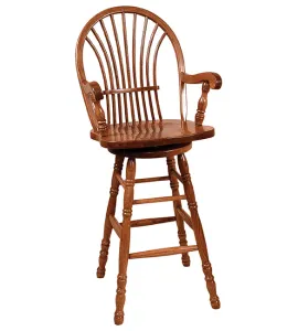 WW Bow Sheaf Bar Stool