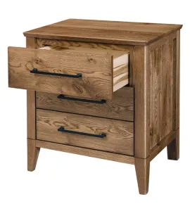 Brinkly 3 Drawer Nightstand