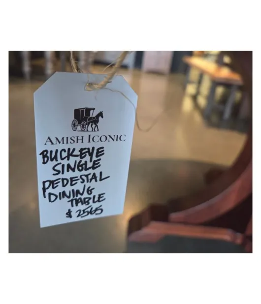 Buckeye Single Pedestal Table - QUICK SHIP