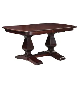 WW Cheyenne Double Pedestal Dining Table