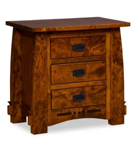 Colebrook 3 Drawer Nightstand
