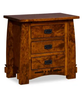 Colebrook 3 Drawer Nightstand