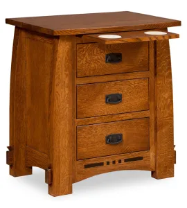 Colebrook 30" 3 Drawer Nightstand
