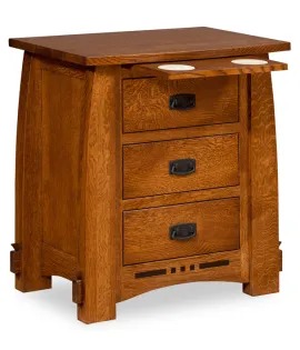 Colebrook 30&quot; 3 Drawer Nightstand