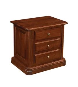 Colonial 3 Drawer Night Stand