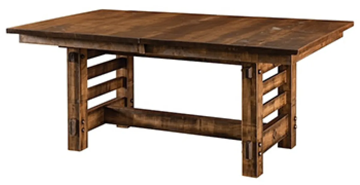 Columbus Trestle Dining Table - QUICK SHIP