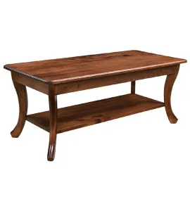 Curved Leg Coffee Table