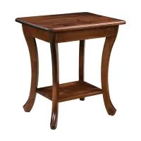 Curved Leg End Table