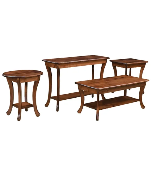 Curved Leg Occasional Table Set
