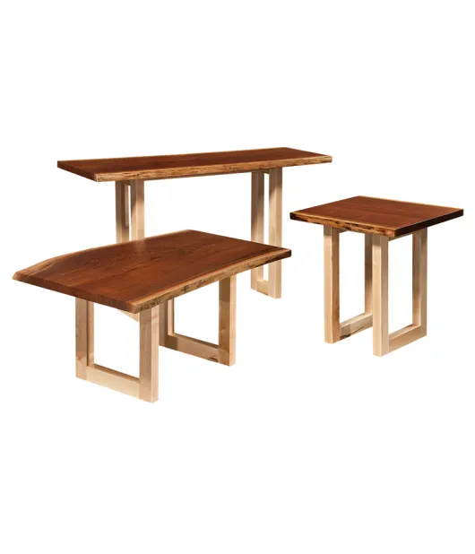 Kalispel Live Edge Occasional Table Set