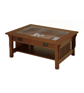 Landmark Glass Top Coffee Table