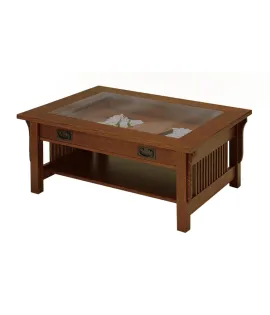 Landmark Glass Top Coffee Table