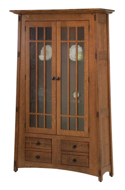 McCoy Bookcase with Clear Glass