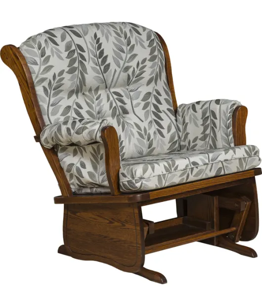 Swan Back Chair and a Half Glider