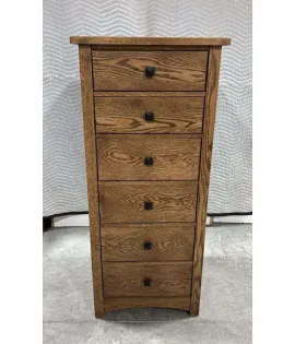 Kascade 6 Drawer Lingerie Chest , Oak, FC-N3031 Tawny QUICK SHIP