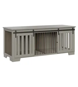 Legacy Medium Dog Crate with Double Barn Door