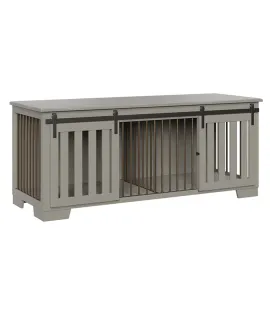 Legacy Medium Dog Crate with Double Barn Door