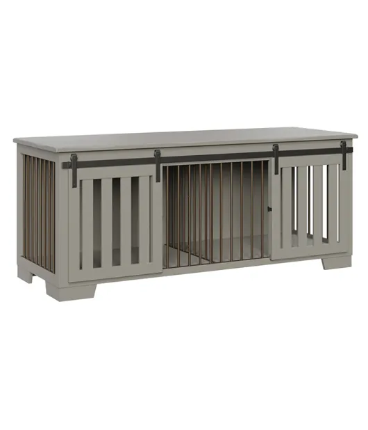 Legacy Medium Dog Crate with Double Barn Door