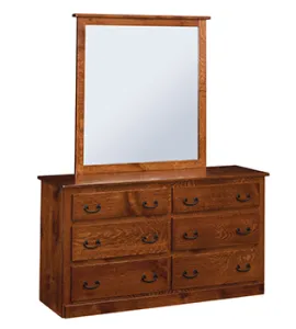 Dutch Quality 6 Drawer Dresser