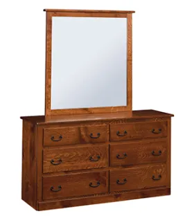 Dutch Quality 6 Drawer Dresser