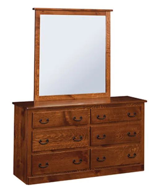 Dutch Quality 6 Drawer Dresser