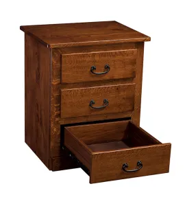 Dutch Quality 3 Drawer Night Stand