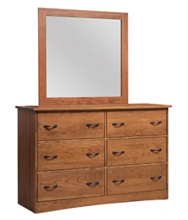 Dutch Standard 6 Drawer Dresser