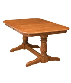 Dutch Double Pedestal Dining Table