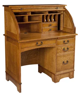 42&quot; Noble Mission Rolltop Desk