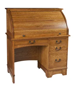 42" Noble Mission Rolltop Desk