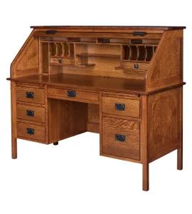 Post Mission Rolltop Desk
