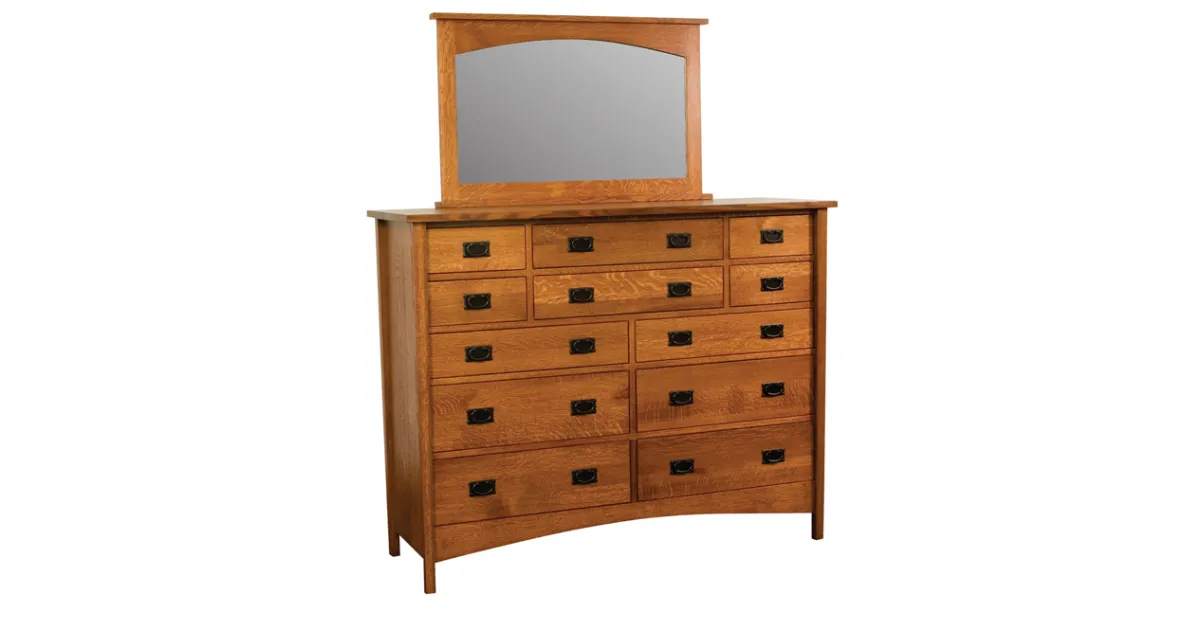 Arts & Crafts Mission 12 Drawer Dresser