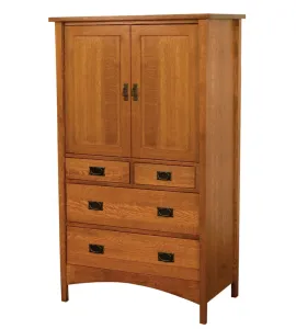 Arts &amp; Crafts Mission Armoire