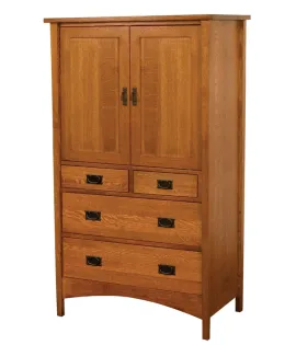 Arts &amp; Crafts Mission Armoire