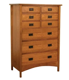 Arts &amp; Crafts Mission Chest of Drawers