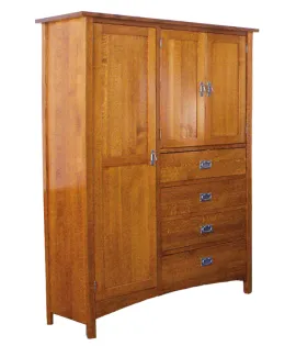 Arts &amp; Crafts Mission Chifferobe
