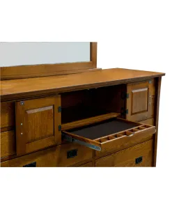 Arts &amp; Crafts Mission Mountain Master Dresser