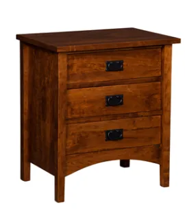 Arts &amp; Crafts Mission Night Stand - QUICK SHIP