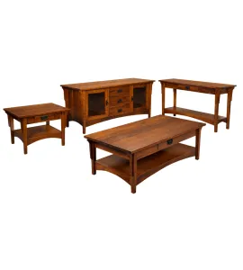 Arts &amp; Crafts Mission Occasional Table Set