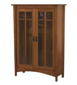 Arts &amp; Crafts Mission 2 Door Bookcase