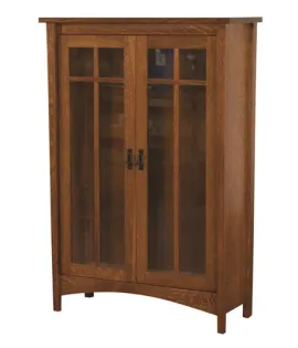 Arts &amp; Crafts Mission 2 Door Bookcase