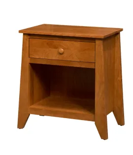 Berwick 1 Drawer Open Night Stand - QUICK SHIP