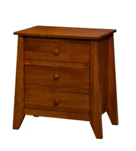 Berwick 3 Drawer Night Stand - QUICK SHIP