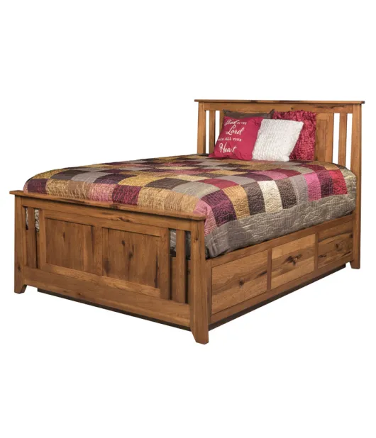 Berwick Slat Panel Combo Bed with Storage