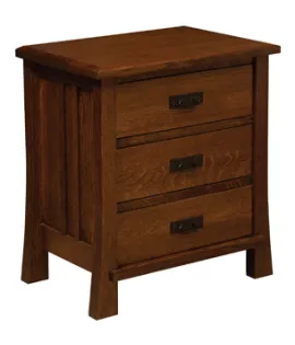 Grant 3 Drawer Night Stand
