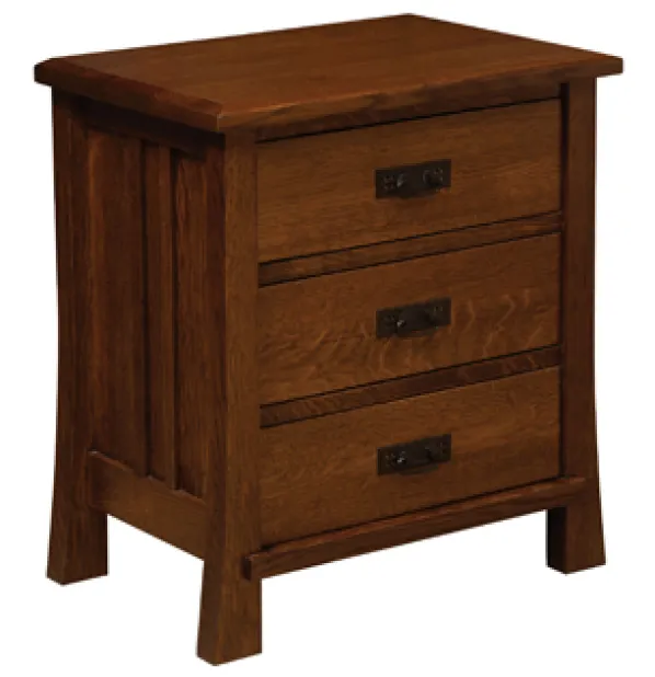 Grant 3 Drawer Night Stand