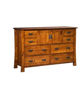 Grant 8 Drawer Dresser with Doors